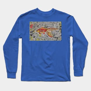 Fancy Goldfish in Radiant Waters Long Sleeve T-Shirt